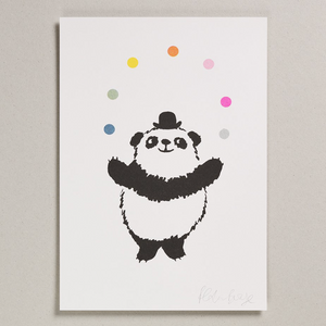 A4 Panda Print
