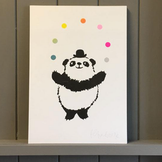 A4 Panda Print