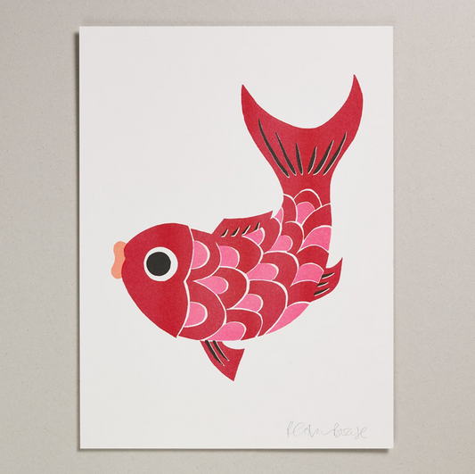 A3 Koi Fish Print