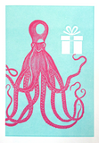 Card - Octopus with Gift