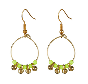 Boucles d'oreilles Dinky - Jaune