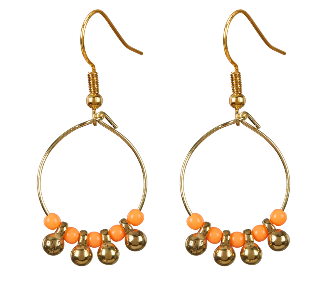 Boucles d'oreilles Dinky - Orange