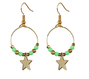 Starlight Express Earrings - Green