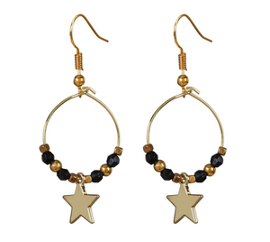 Boucles d'oreilles Starlight Express - Noir