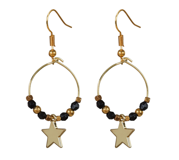 Starlight Express Earrings - Black