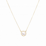 Mother of pearl necklace - Gold