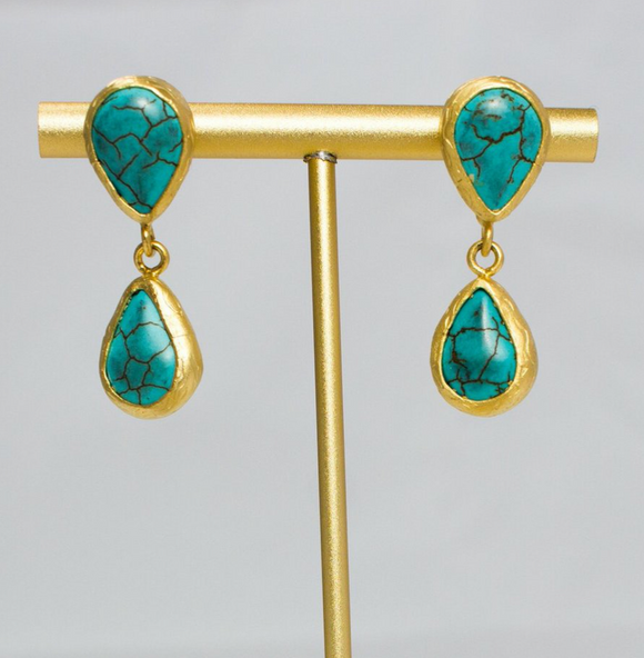 Turquoise Drop earrings
