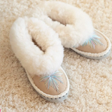 Slippers - Pastels Embroidery