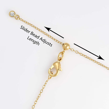 Turquoise Spike Necklace in Gold