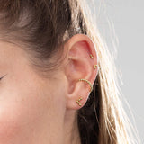 3 Dot stud earrings
