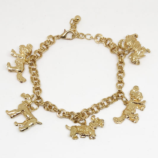 Dog Charm Bracelet