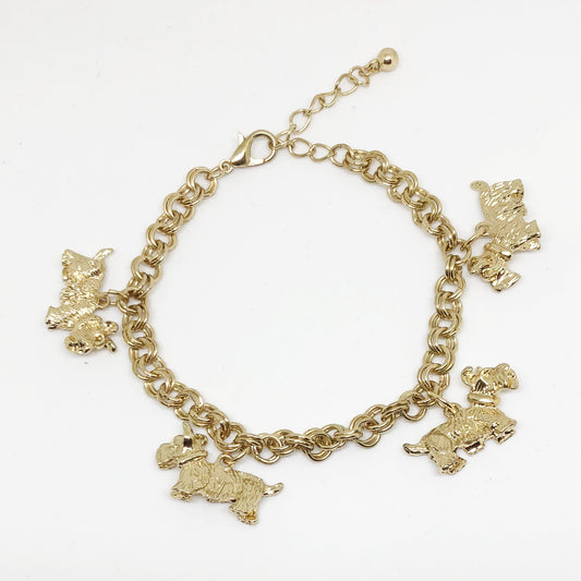 Dog Charm Bracelet