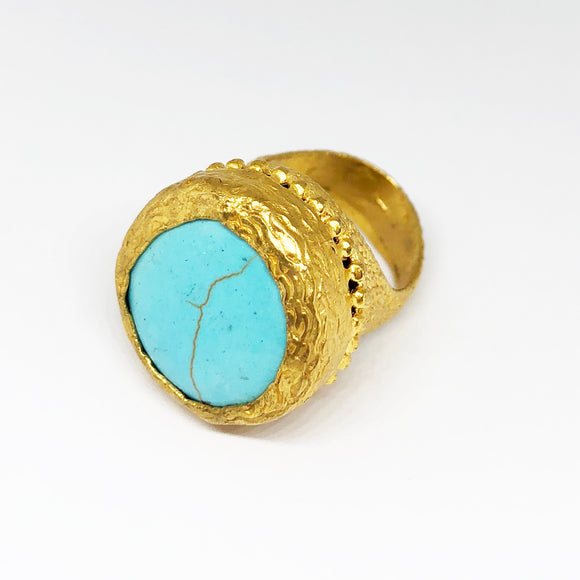 Chunky Turquoise ring