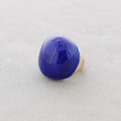 Chunky Enamel Ring - Blue