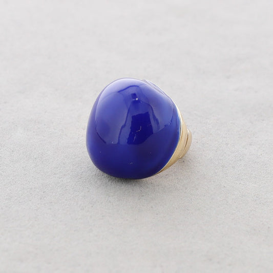 Chunky Enamel Ring - Blue