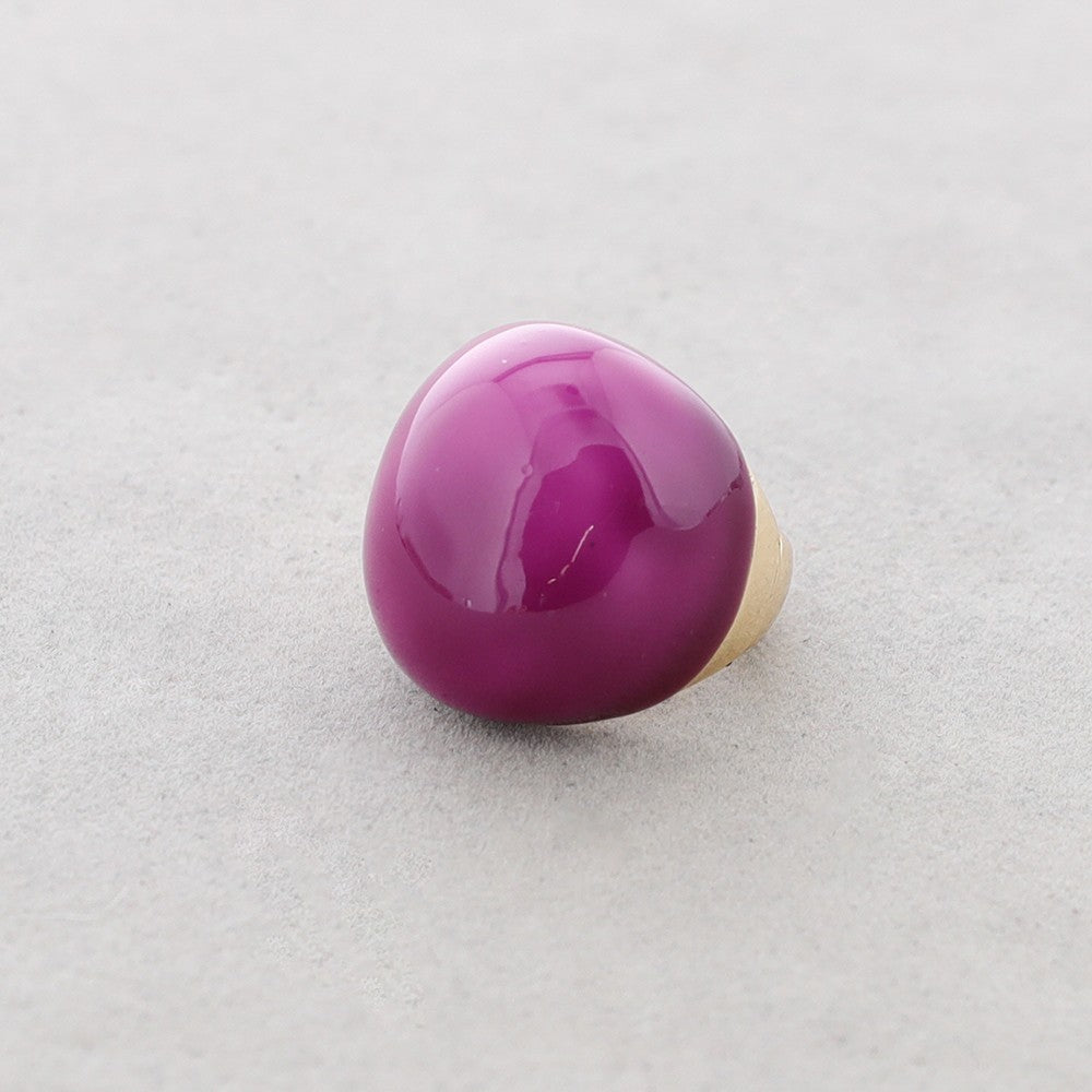 Chunky Enamel Ring - Red