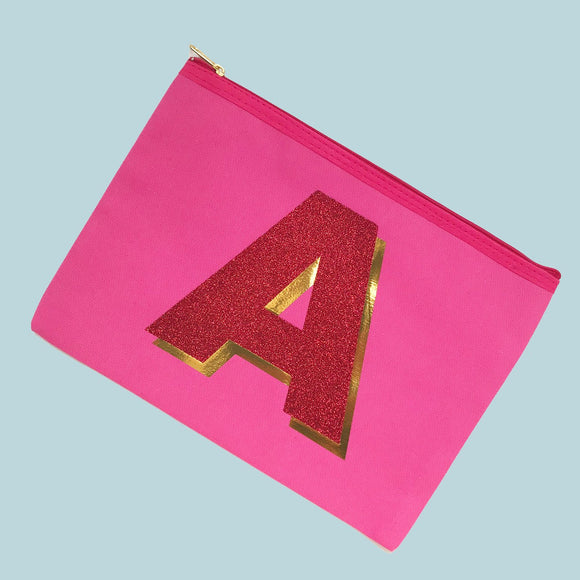 3D Alphabet Purse - Pink