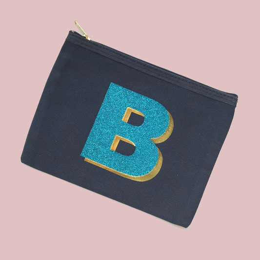 3D Alphabet Purse - Blue