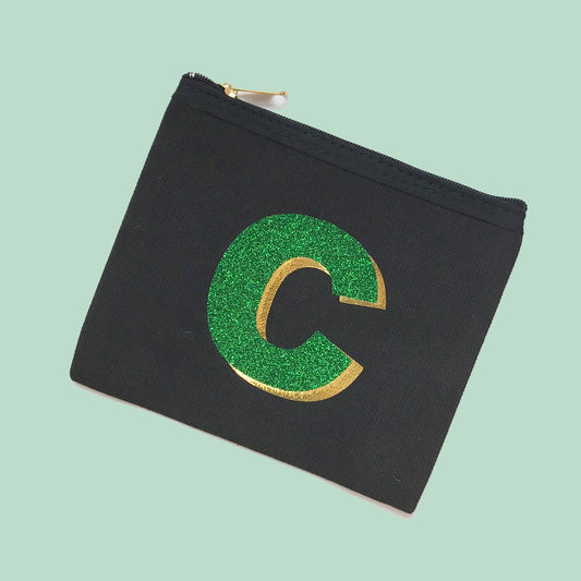 3D Alphabet Purse - Green