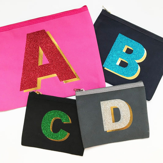 3D Alphabet Purse - Pink