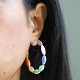 Glass Beaded Hoops