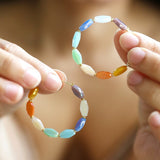 Glass Beaded Hoops