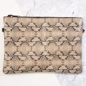 Snakeskin Clutch Bag