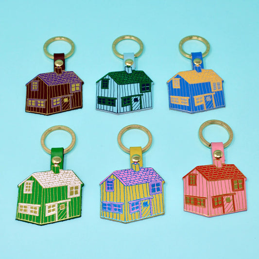 Home sweet home Key Ring - Turquoise