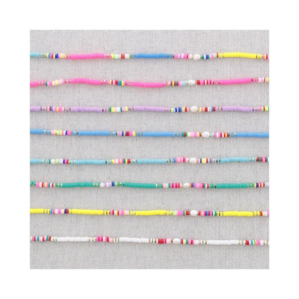 Colliers de perles brillantes