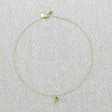 Bamboo Initial Necklaces - Gold