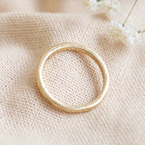 Gold organic shape ring