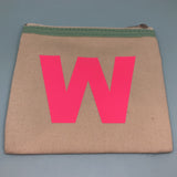 Alphabet Purse - Cream