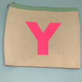 Alphabet Purse - Cream