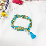 Turquoise multi strand Bracelet