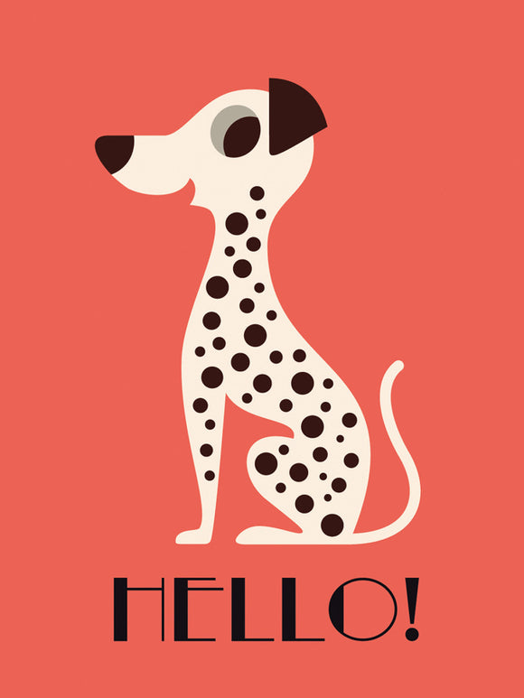 Card - Hello! Dalmation
