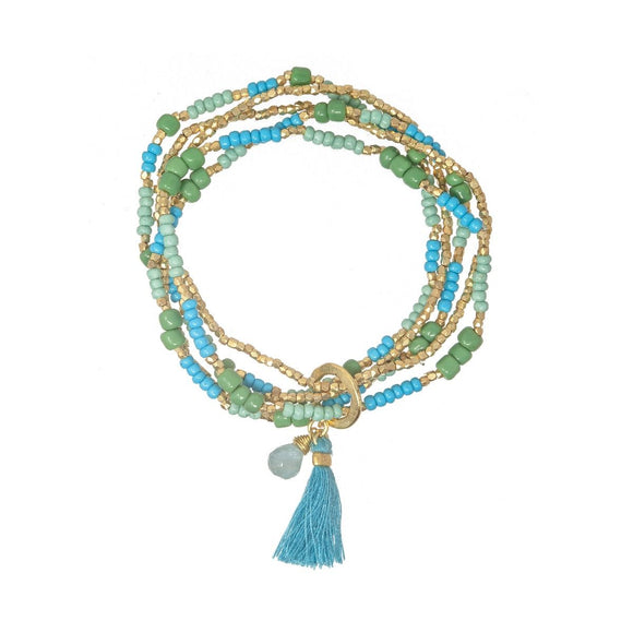 Turquoise multi strand Bracelet