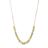 Two row coin necklace - Gold