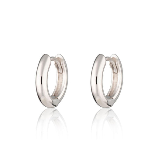 Huggie Hoops - Silver