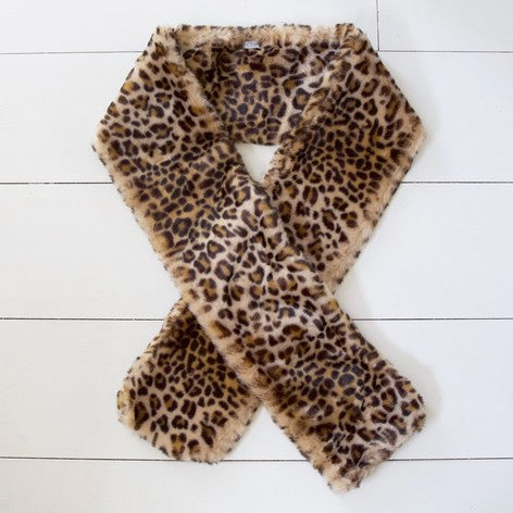 Long Leopard print scarf
