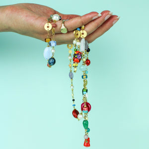 Long Mix Bead Necklace