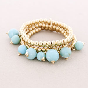 Pulsera Chunky - Turquesa