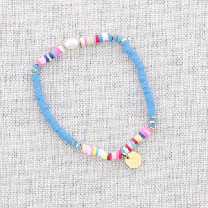 Pulseras de cuentas brillantes