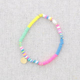 Pulseras de cuentas brillantes