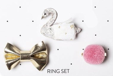 Kids Ring Set - Swan