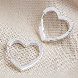 Silver Heart Earrings