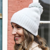 Duckegg Blue Bobble hat