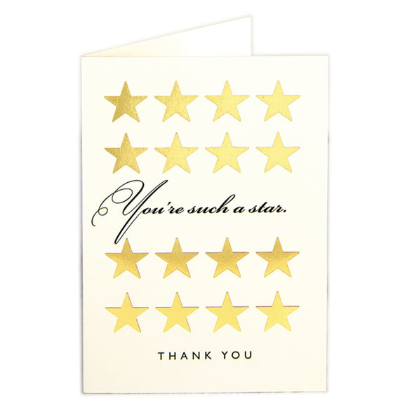 Card - Thank you star